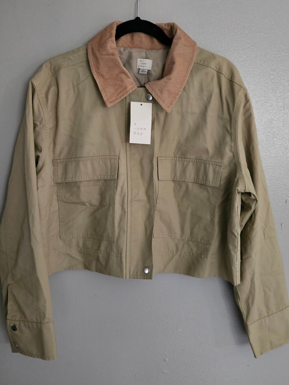 A New Day Cropped Utility Jacket